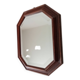 Vintage octagonal beveled mirror 50*40 cm