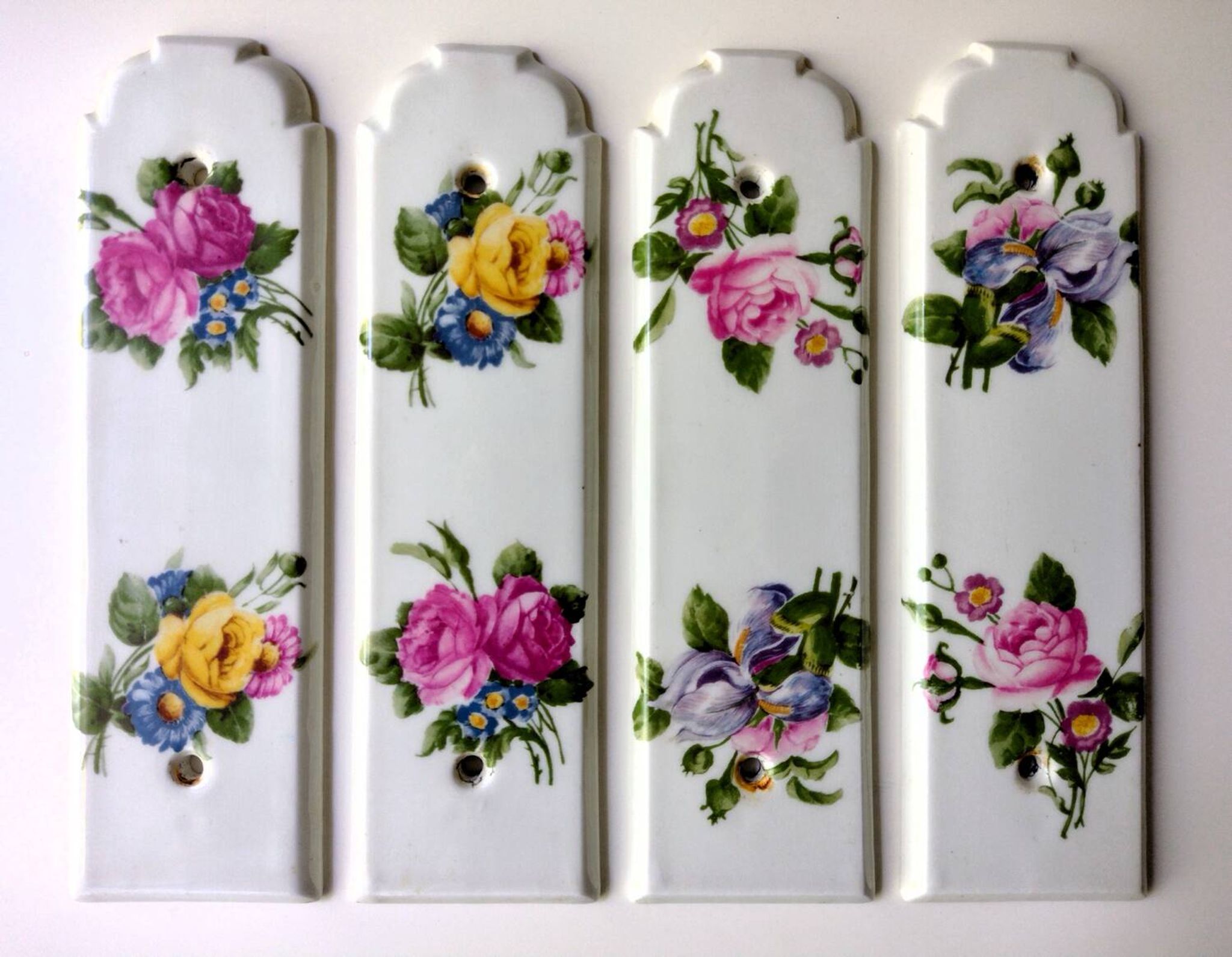 Vintage door handles appliques.