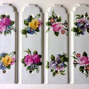 Vintage door handles appliques.
