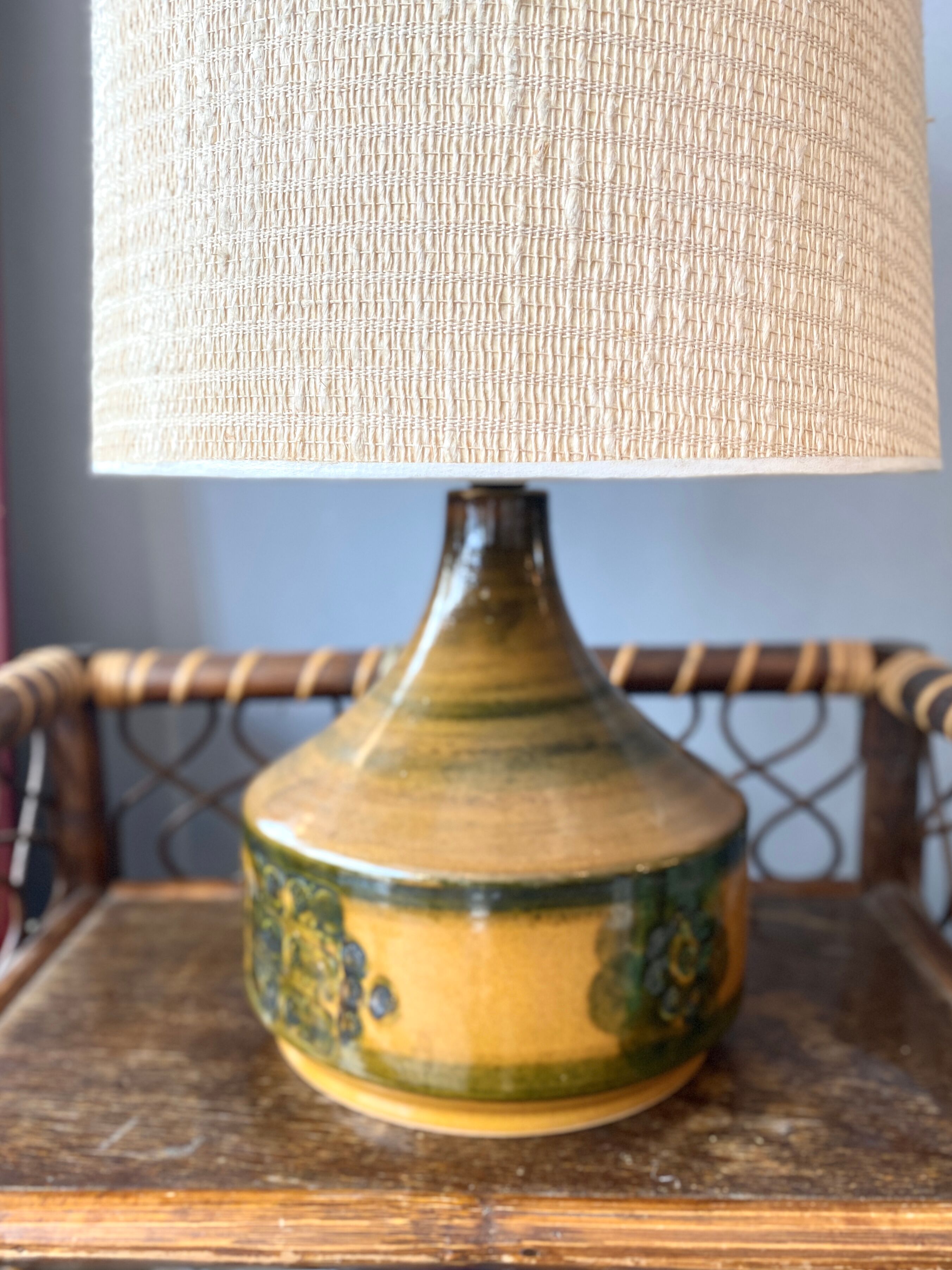 Danish ceramic lamp Hanne Stentoj from the 1960s.