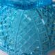 Blue glass fruit cup
