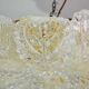 Splendid large size Italian Murano glass yellow and transparent ceiling light