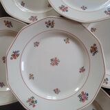 6 dessert plates Moulin des Loup