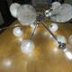 Lustre Sputnik 15 boules filament de verre