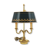 Hot water bottle lamp in solid bronze gilded louis XVI style "Lucien Gau"