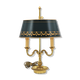 Hot water bottle lamp in solid bronze gilded louis XVI style "Lucien Gau"