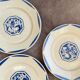 6 K&G Luneville Art Deco Dessert Plates Fructidor Model
