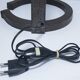 60s steel link floor lamp base