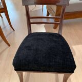 Neoclassical Solid Mahogany Side Chair, 1820s