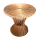 Wicker side table