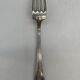 Set of 12 soup spoons and 6 silver-plated lunch forks.
