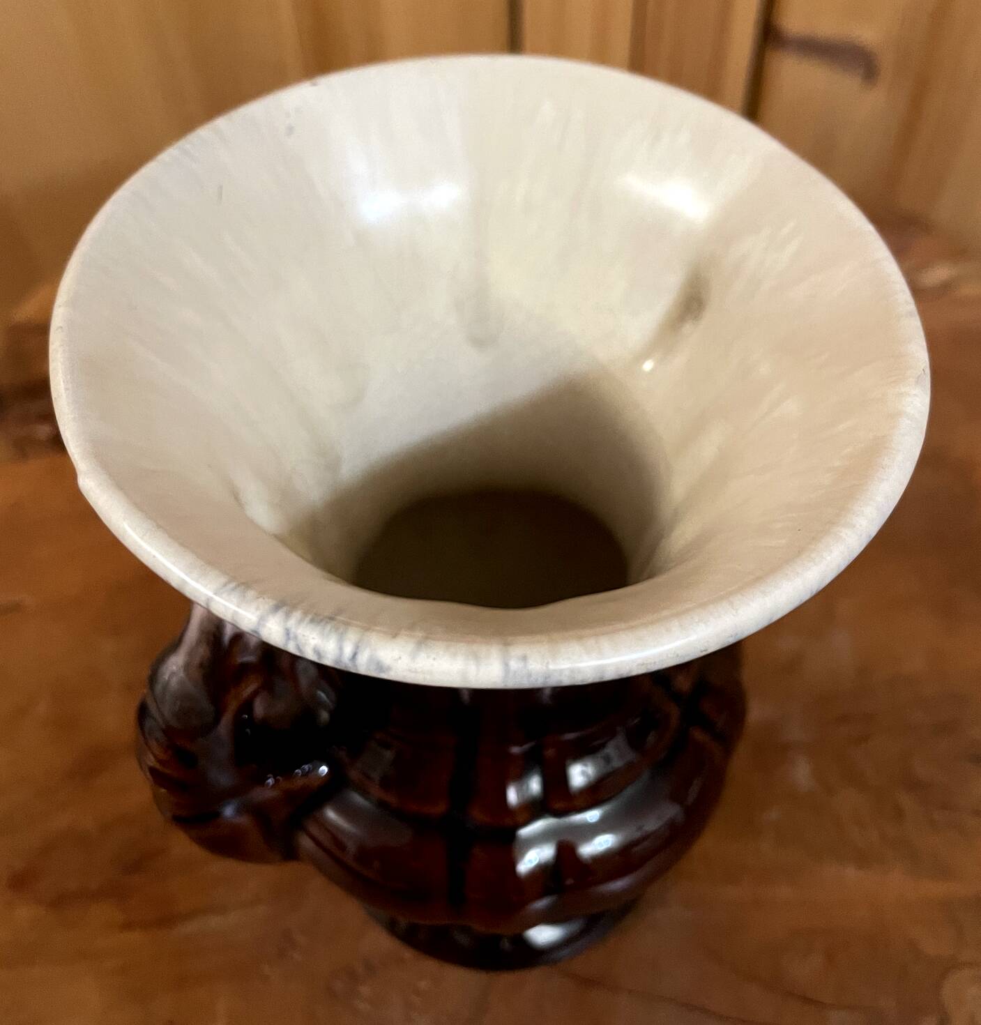 Scheurich & Greulich 200/14 Vase, Brown West-German Pottery from the 1950s