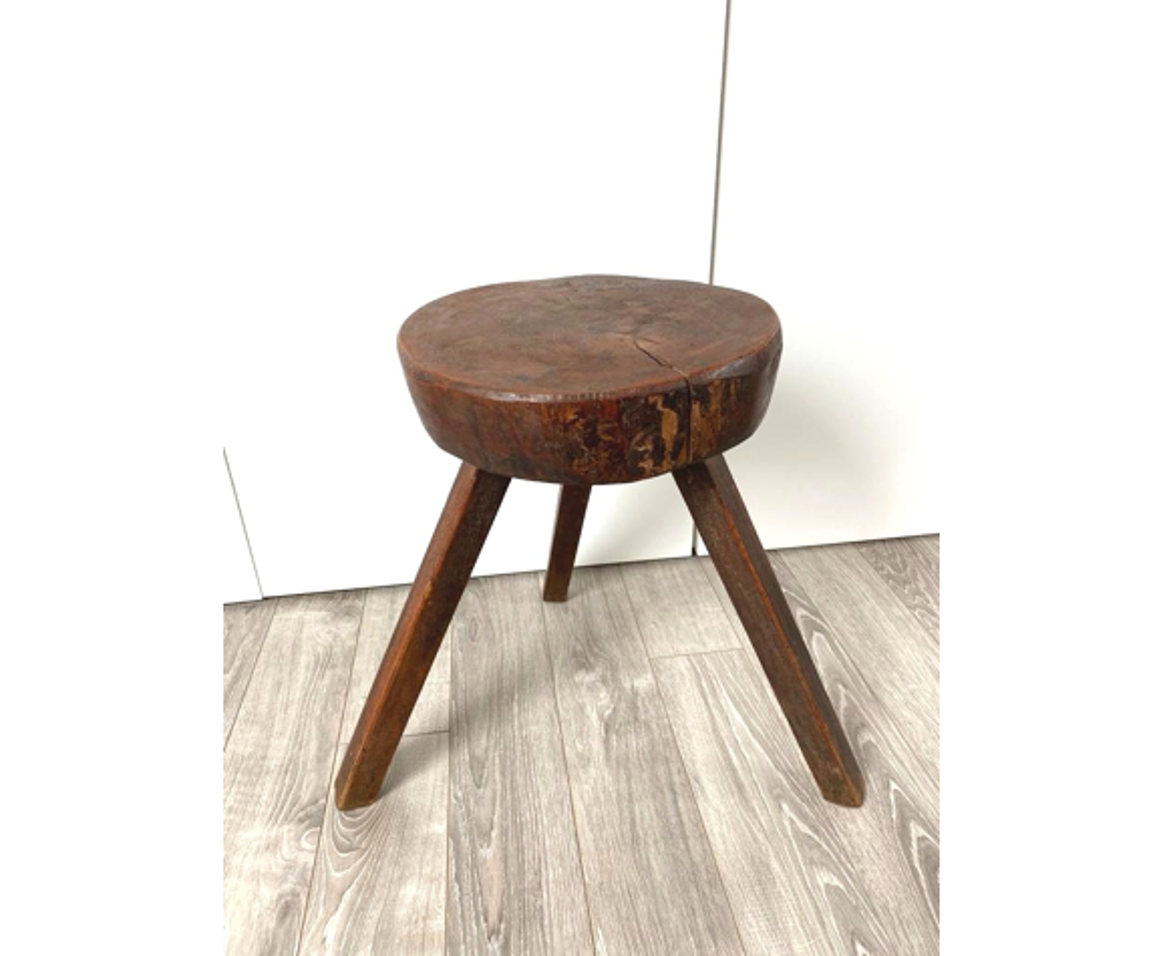 Brutalist tripod stool