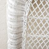 White wicker bedhead  70