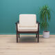 Fauteuil beige, années 1970, design danois, fabriqué au Danemark