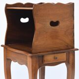 Pair of walnut bedsides