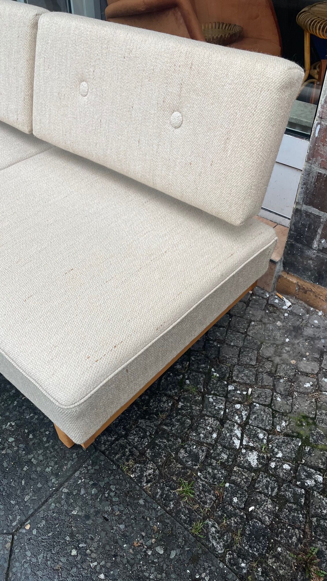 Daybed 2-seater 60s Scandinavian style