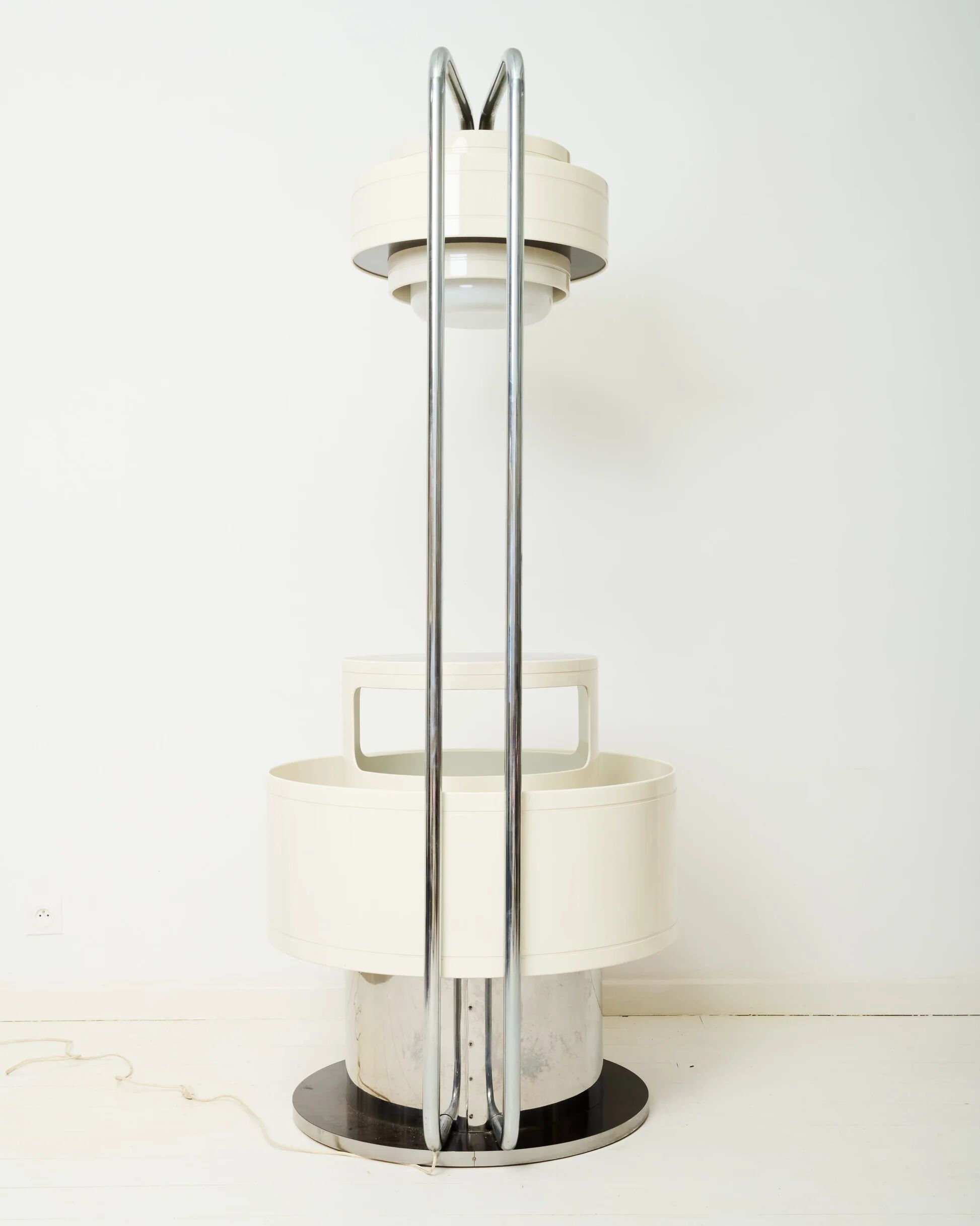 Floor lamp in the style of Joe Colombo, Italy, 1970s.