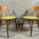 Set of 4 renovated vintage chairs, mier edition, czech vintage 1960s