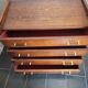 Vintage 60s oak chest of drawers