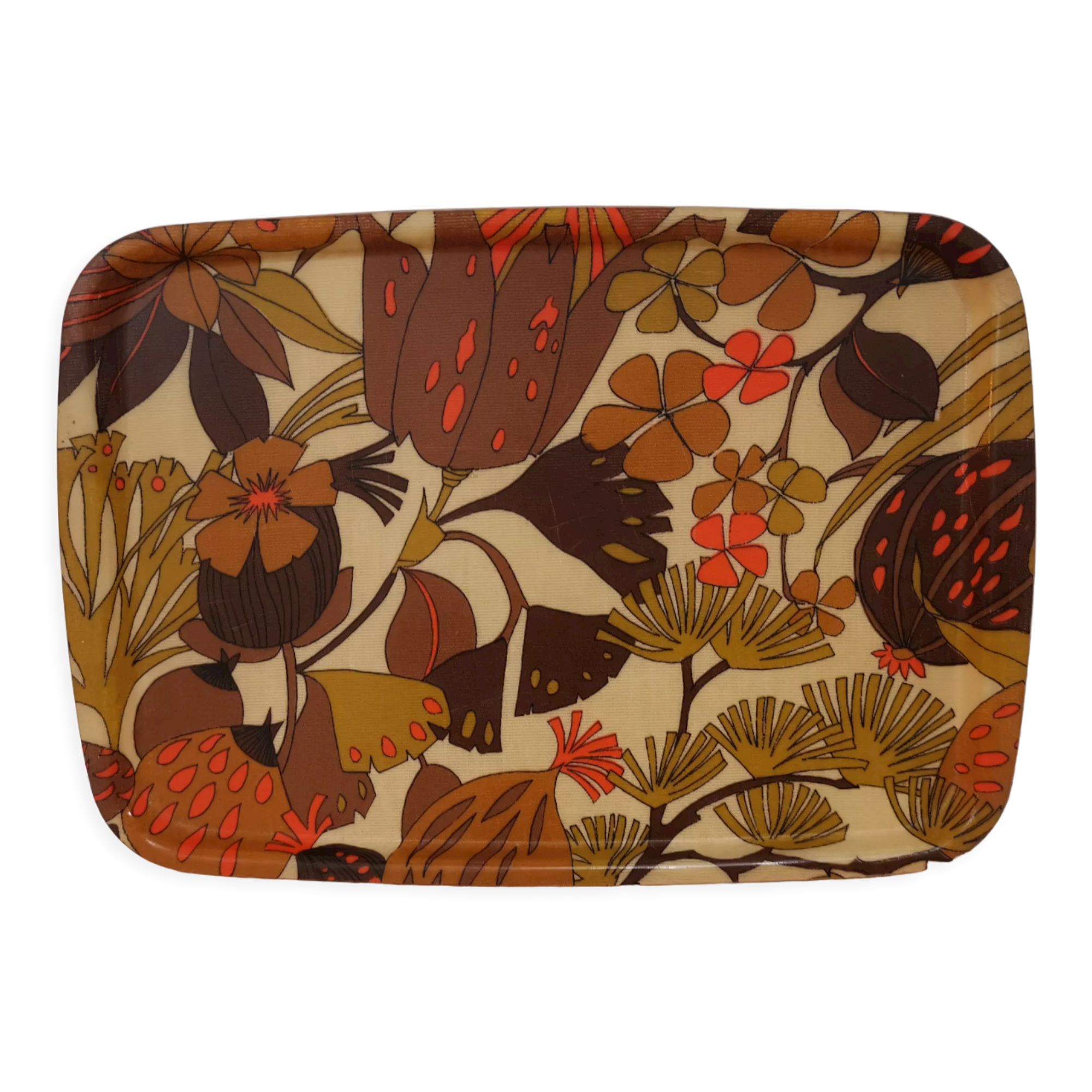 Fiberglass top, 70'S psychedelic flower pattern