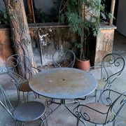 Garden furniture in iron