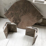 Roche Bobois pink marble table