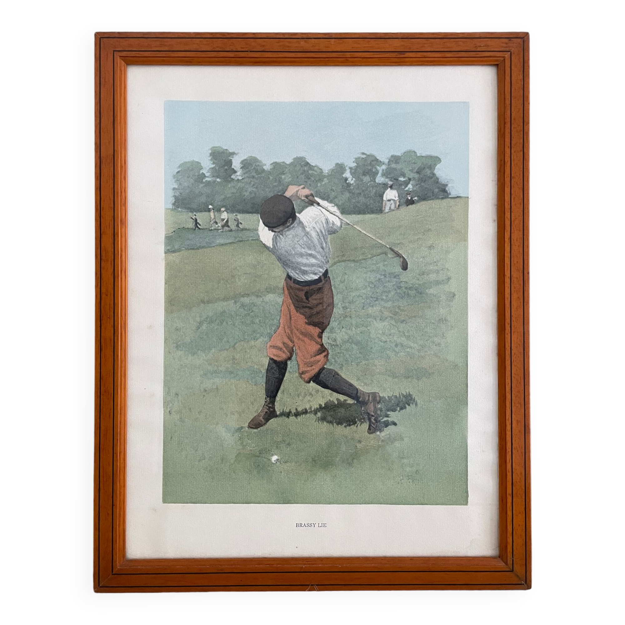 Original lithograph AB Frost "Brassy Lie"