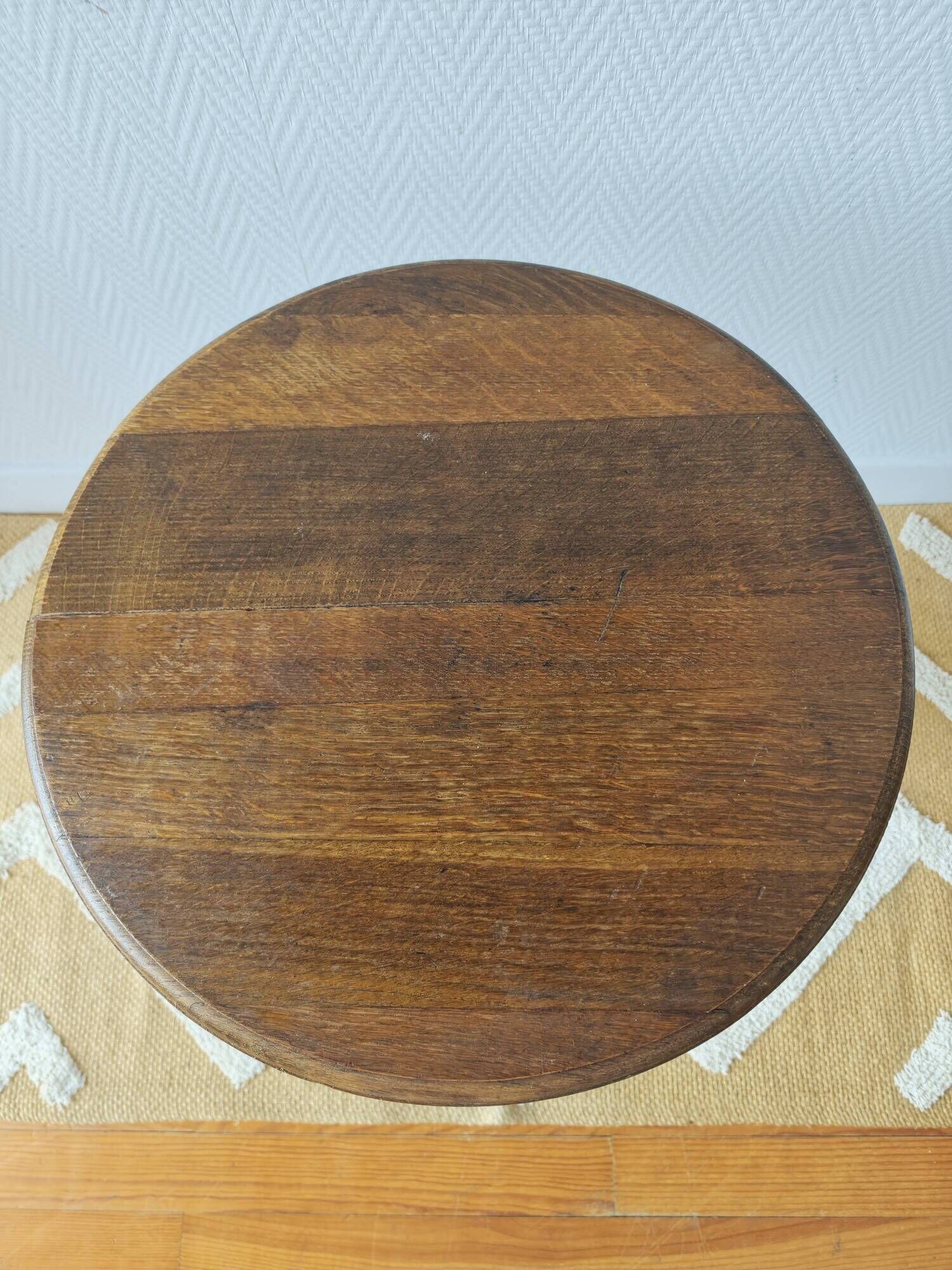Wooden turned gueridon in the style of Charles Dudouyt – 1940s-50s
