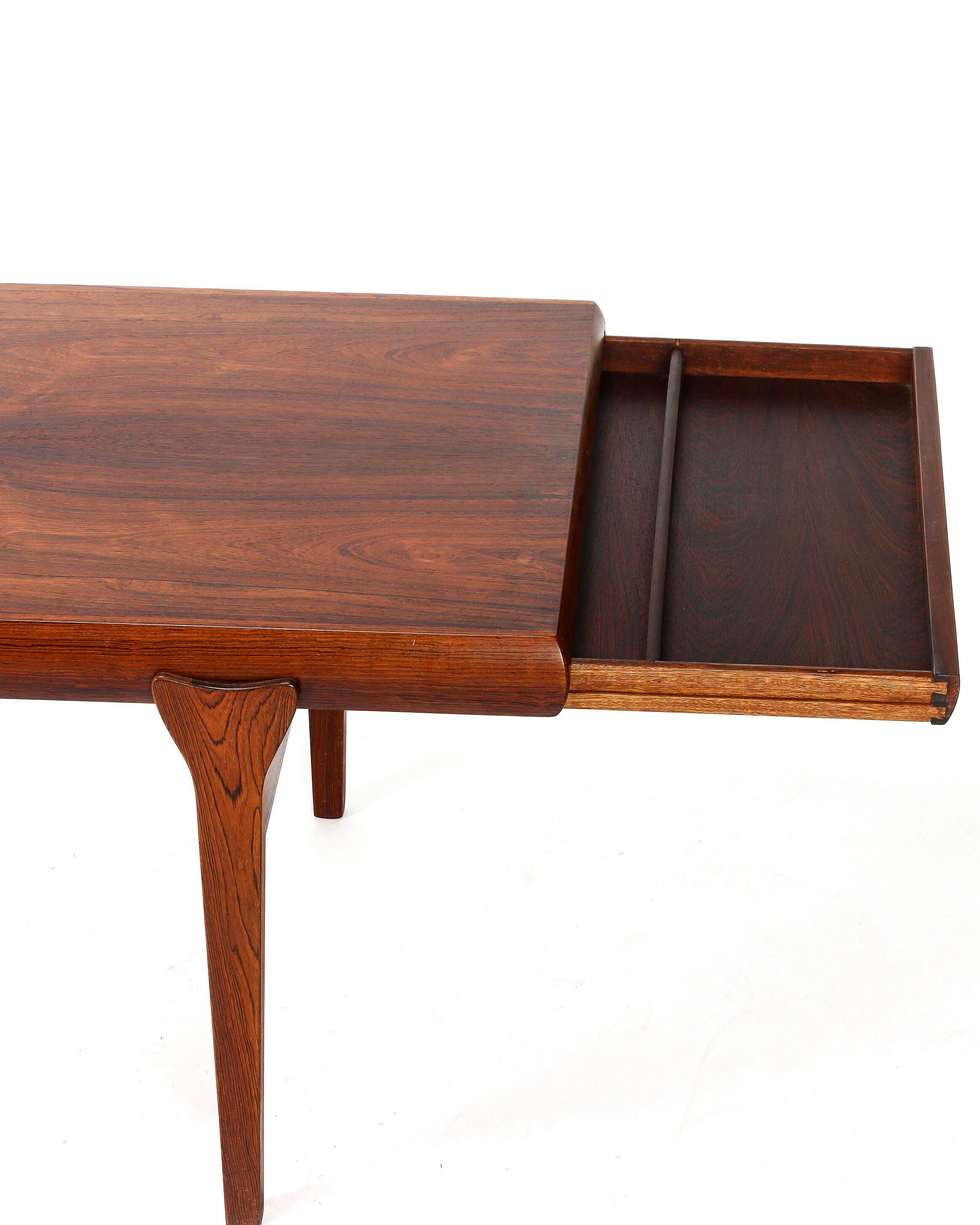 Johannes Andersen rosewood coffee table