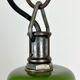 Industrial green enamel factory lamp from Zaos, 1960s