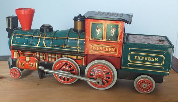 Locomotive ancienne collector vintage en métal