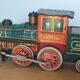 Vintage metal collector's locomotive.