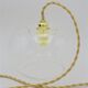 Suspension en verre transparent