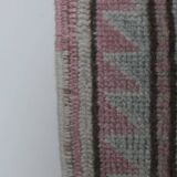 Decorative soft muted color turkish oushak rug, living room rug 5'11'' x 7'3''