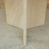 Vintage dining table in travertine by Cinna editions