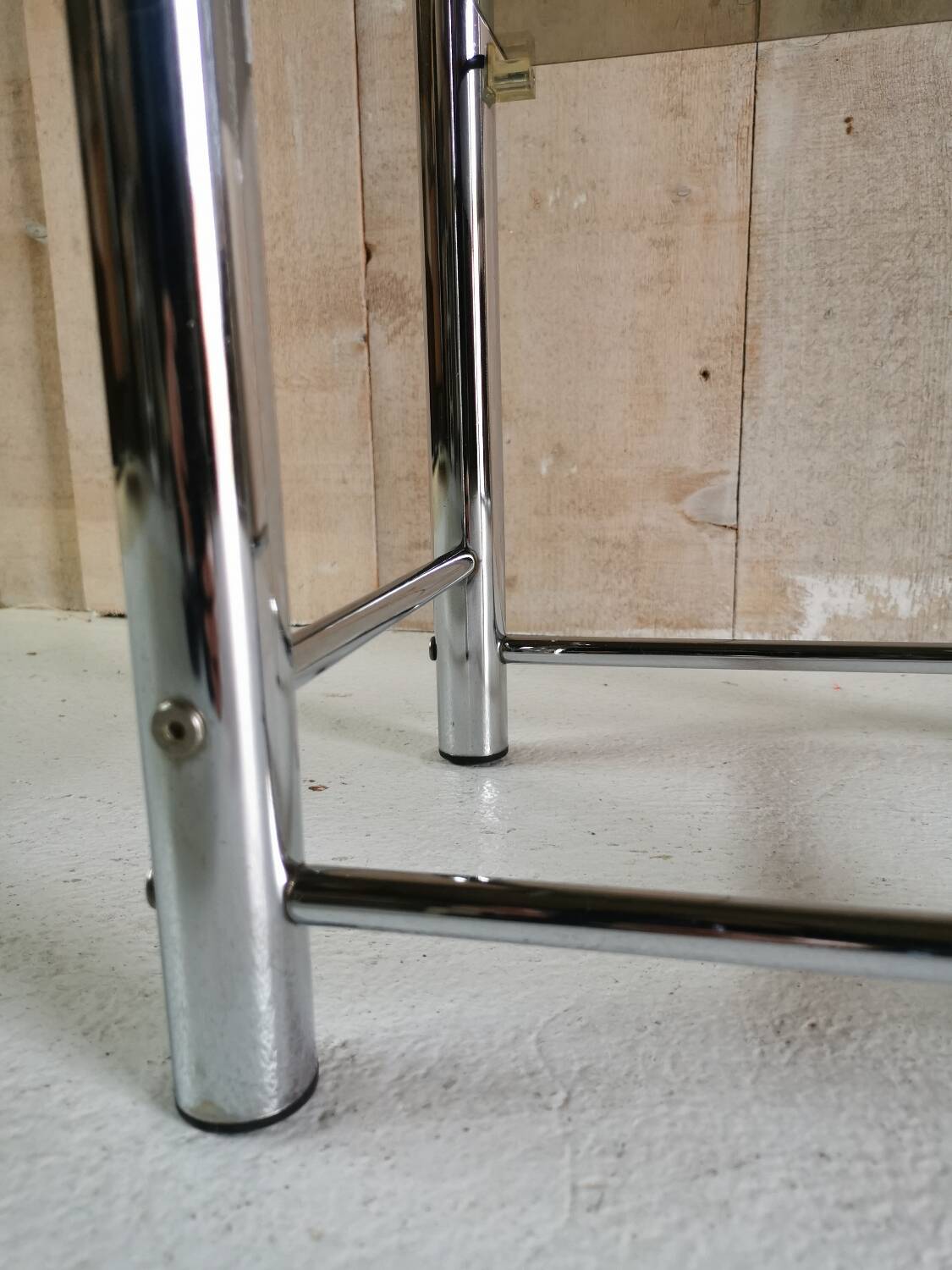 Chrome shelf