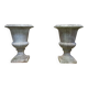Pair of Médicis planters in reconstituted stone from the 1970s.
