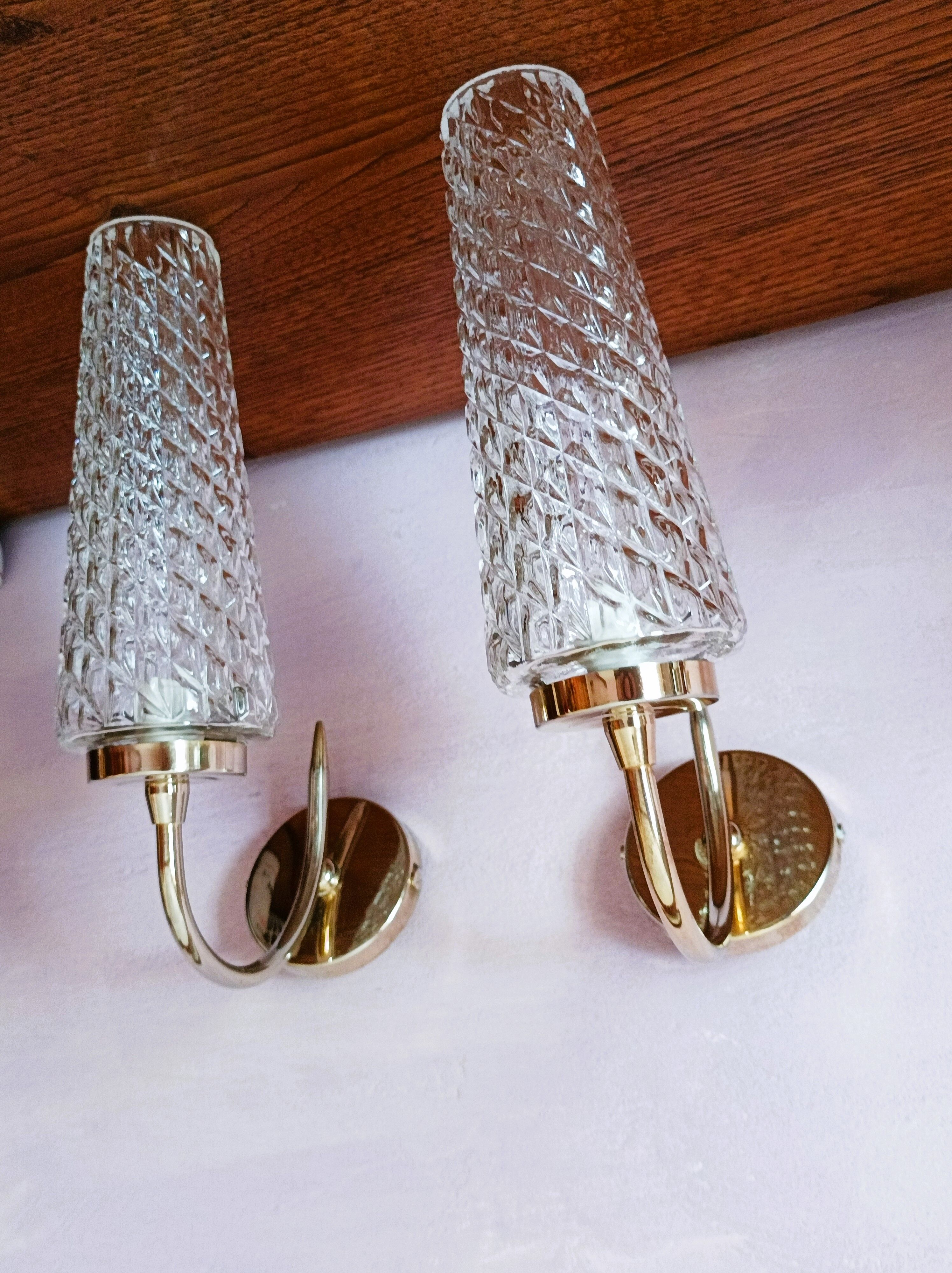 Conical sconical sconces 70s