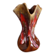 Vallauris vase in flamed ceramic, free-form model 330.