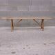 Old solid wood farm bench 200 cm