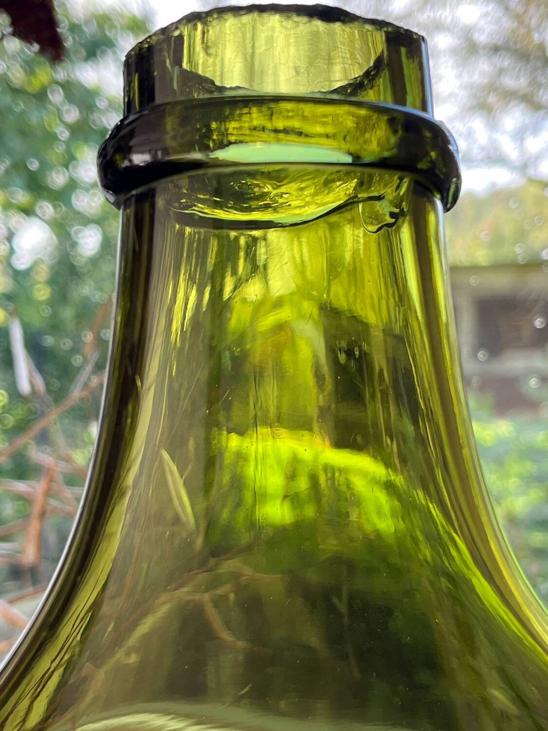 Dame-jeanne 30L verte olive
