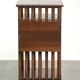 Large antique English oak book carousel from the 19th century