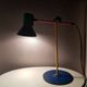 1980s metal desk lamp, Memphis style