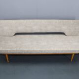 1960s Miroslav Navratil Convertible Restored Daybed Sofa, Czechoslovakia