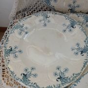 Longwy iron earth dinnerware set