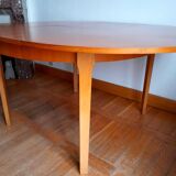 Danish extendable round table 1960
