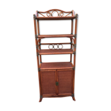 Bamboo and cane shelf