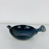 Ceramic bird catchall signed Valérien Taber Vallauris, ashtray.