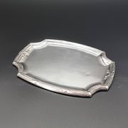Refined small serving tray or rectangular catch-all with rounded corners.